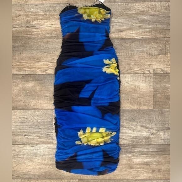 ZARA BLOGGER FAVE!!! Fitted Strapless Dress NWT - Picture 16 of 16